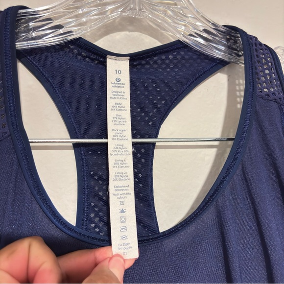 Lululemon Athletica Navy Blue Sports Bra - Picture 10 of 16